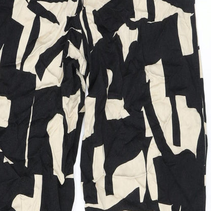 Womens UK Size 6 Monki Regular Fit  Black Trousers