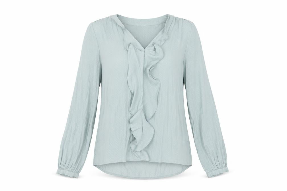 Womens UK Size 10 Monsoon Blue Basic Blouse