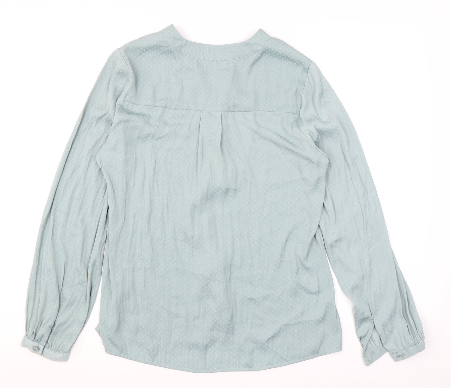 Womens UK Size 10 Monsoon Blue Basic Blouse