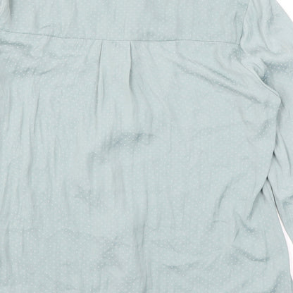 Womens UK Size 10 Monsoon Blue Basic Blouse