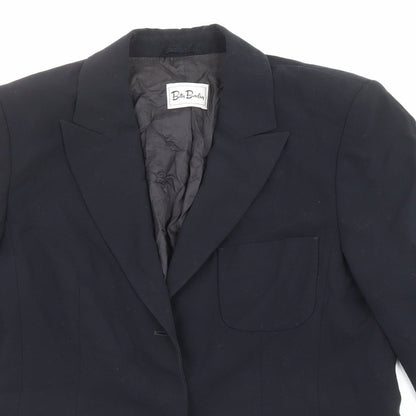 Betty Barclay Womens Black Polyester Jacket Suit Jacket Size 16