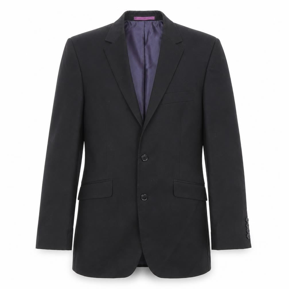 Mens UK Size 38 Burton Regular Black Suit Jacket