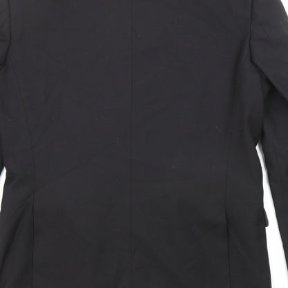 Mens UK Size 38 Burton Regular Black Suit Jacket