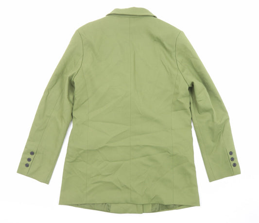 Stradivarius Womens Green Polyester Jacket Suit Jacket Size S