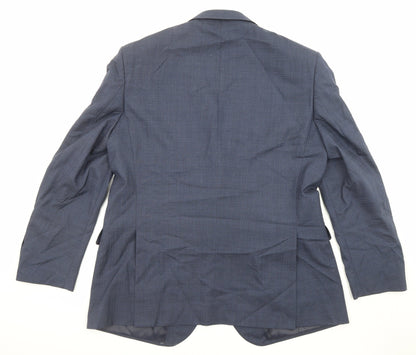 Mens UK Size 44 Marks and Spencer Regular Blue Suit Jacket