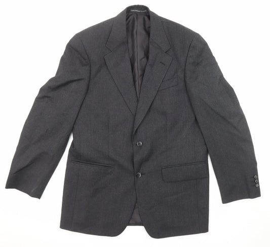 Mens UK Size 38 Greenwoods Regular Grey Suit Jacket