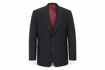 James Aubrey Mens Black Polyester Jacket Suit Jacket Size 44 Regular