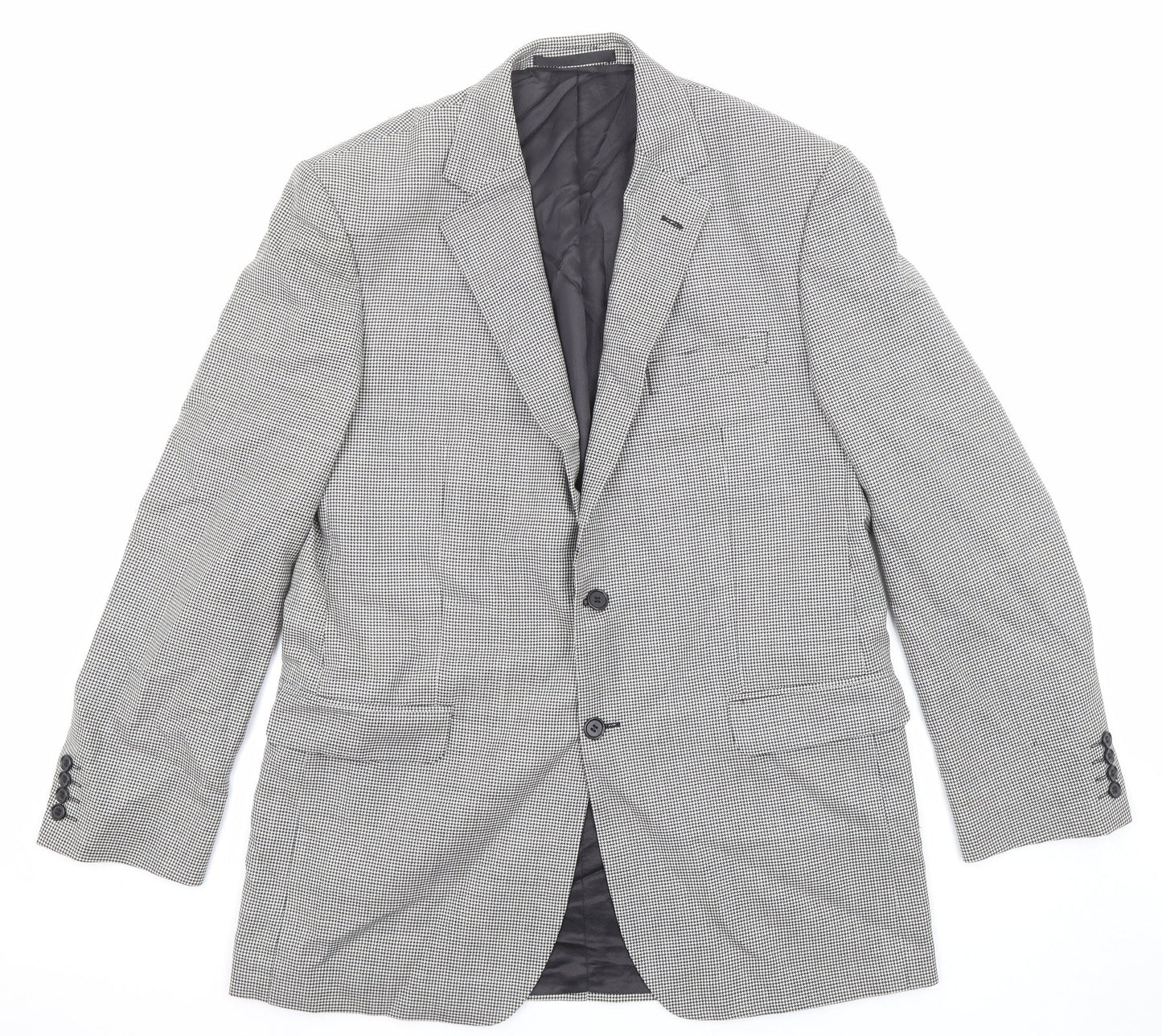 Mens UK Size 42 Marks and Spencer Regular Black Suit Jacket