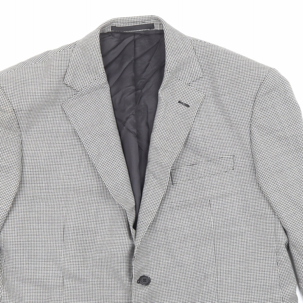 Mens UK Size 42 Marks and Spencer Regular Black Suit Jacket