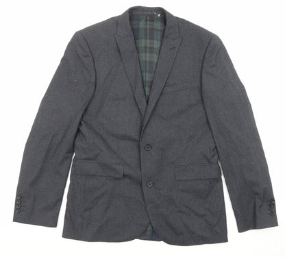 Mens UK Size 40 NEXT Regular Grey Suit Jacket