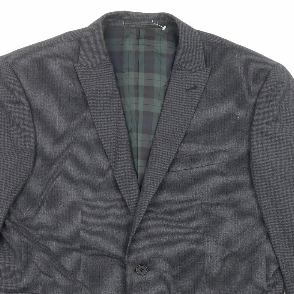 Mens UK Size 40 NEXT Regular Grey Suit Jacket