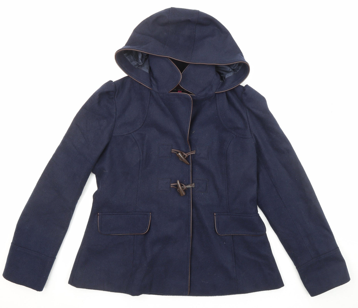 Womens UK Size 14 New Look Blue Overcoat