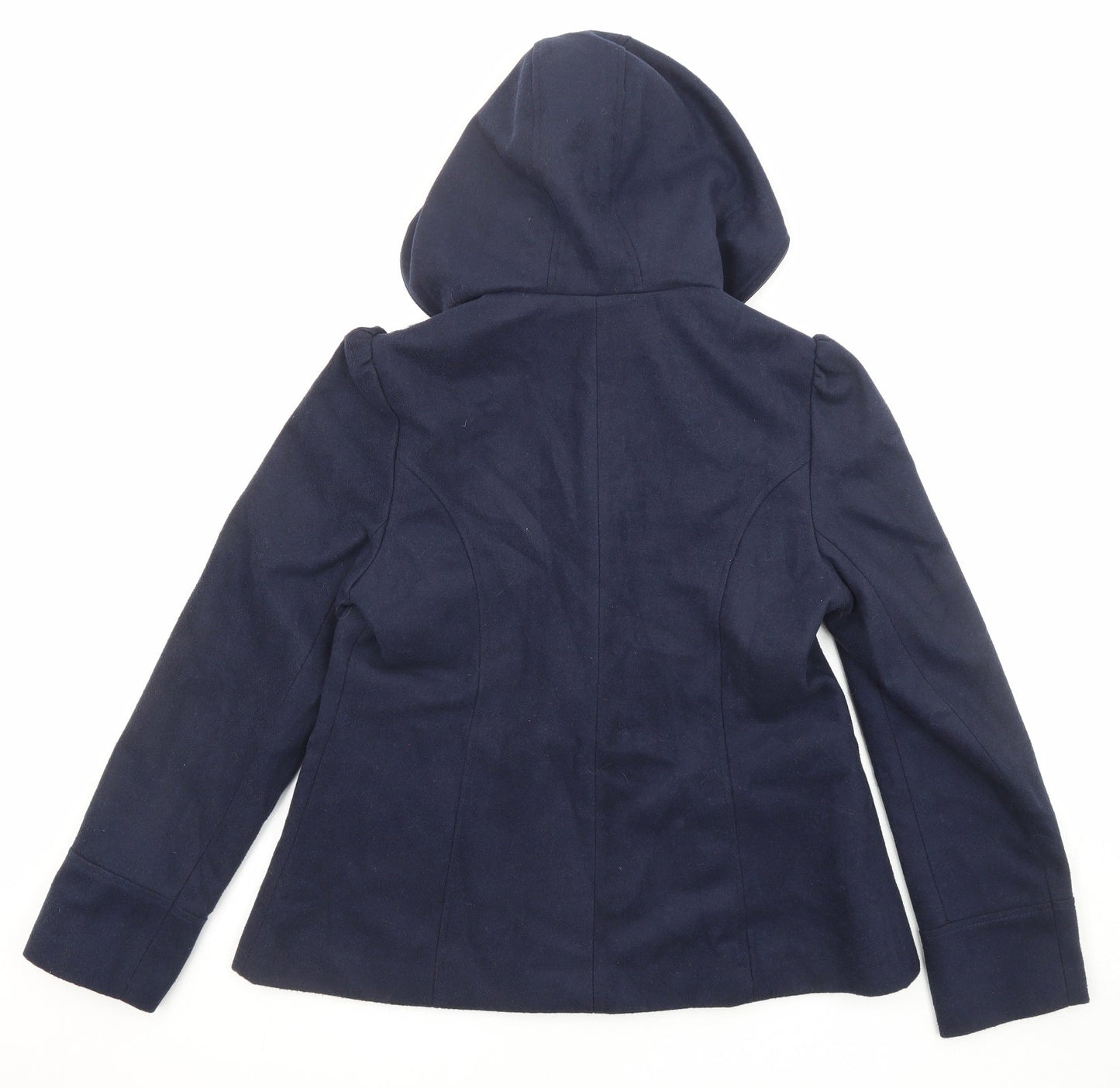 Womens UK Size 14 New Look Blue Overcoat