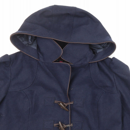 Womens UK Size 14 New Look Blue Overcoat