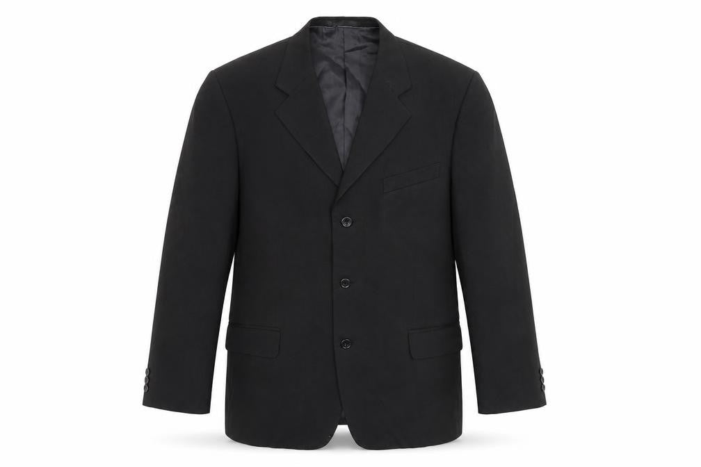 Mens UK Size 42 Armando Regular Black Suit Jacket