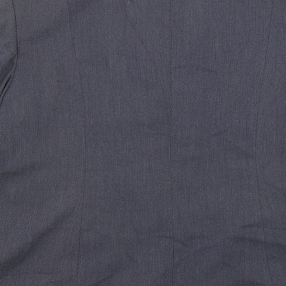 Debenhams Womens Blue Polyester Jacket Suit Jacket Size 16