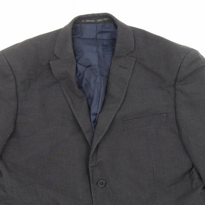 Mens UK Size 42 Debenhams Regular Grey Suit Jacket