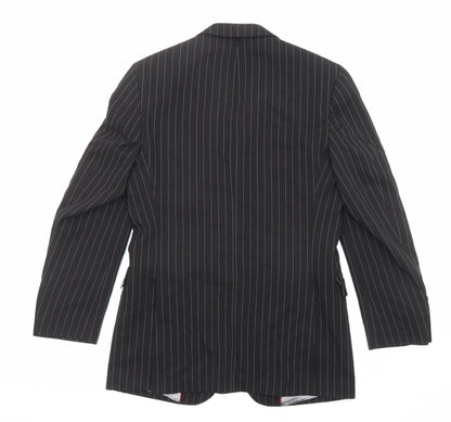 Mens UK Size 36 River Island Regular Black Suit Jacket