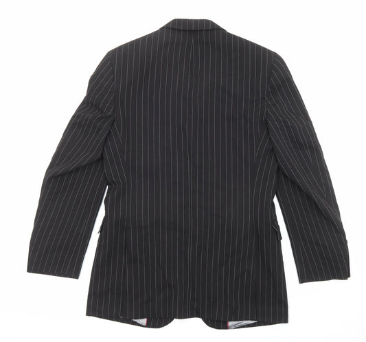 Mens UK Size 36 River Island Regular Black Suit Jacket
