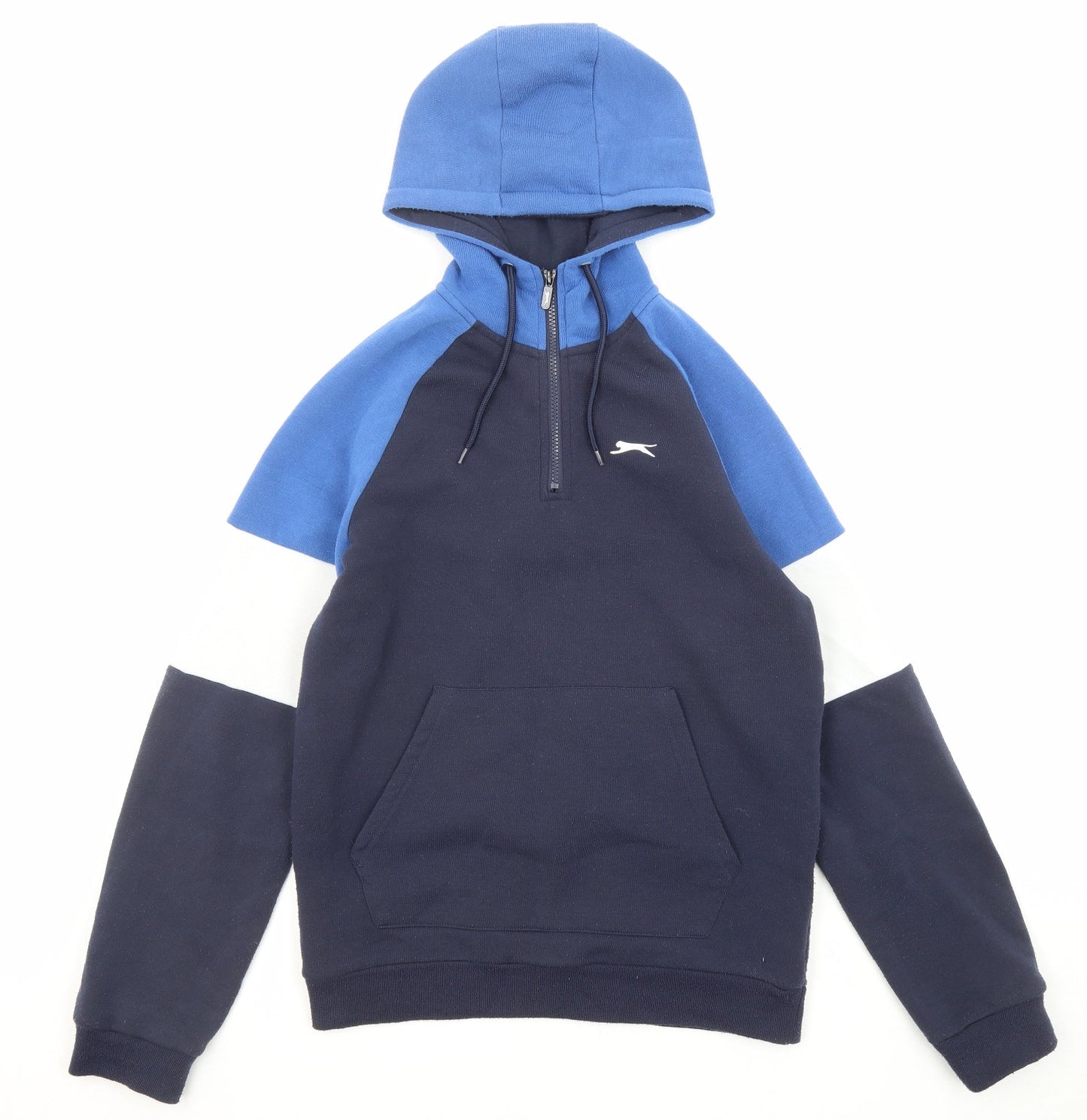 Mens UK Size S Slazenger Blue Pullover Hoodie