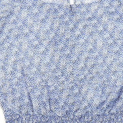 Womens UK Size 8 Principles Blue Basic Blouse
