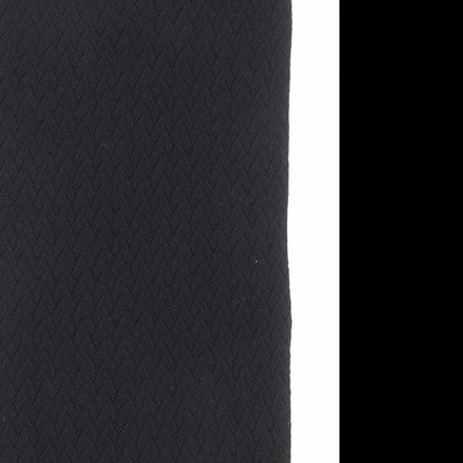 Lipsy Womens Black Acrylic Straight & Pencil Skirt Size 8