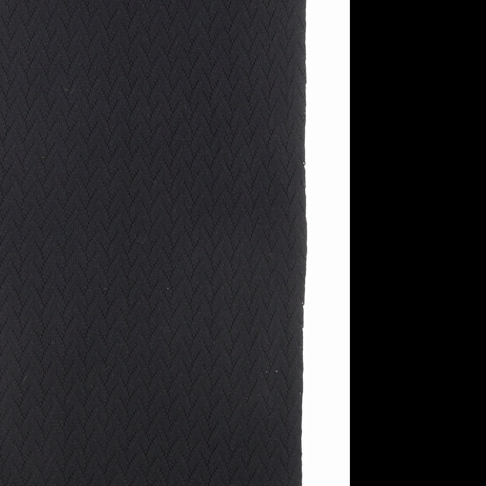 Lipsy Womens Black Acrylic Straight & Pencil Skirt Size 8