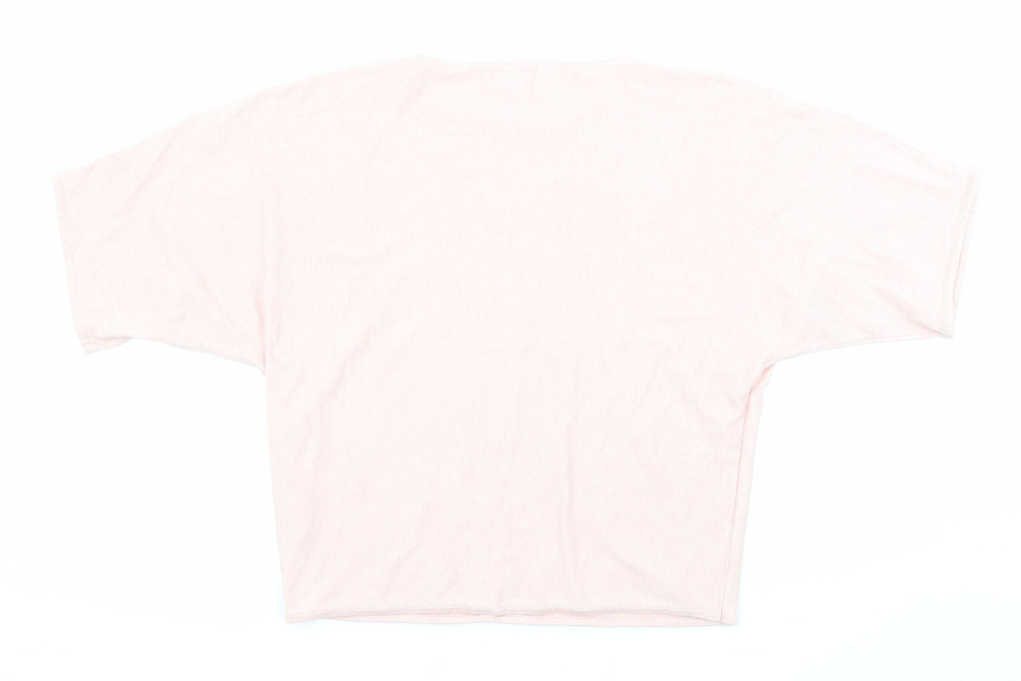 Apricot Womens Pink Boat Neck Viscose Pullover Jumper Size 10