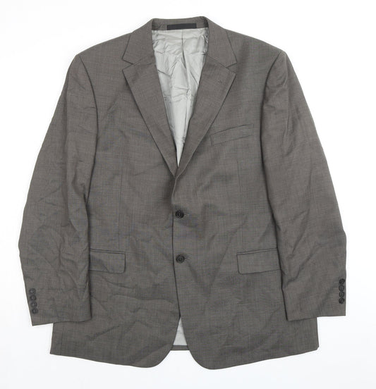 Mens UK Size 44 Marks and Spencer Regular Grey Suit Jacket