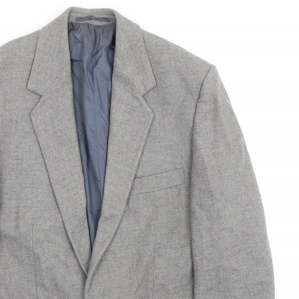 Mens UK Size 38 Essentials Regular Grey Suit 2 Piece