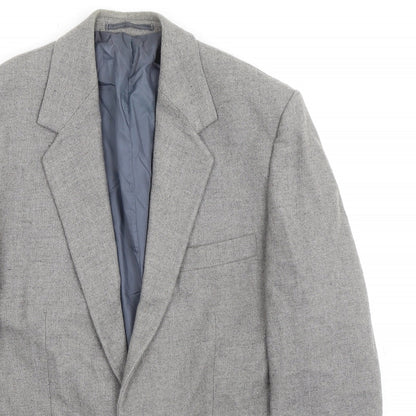 Mens UK Size 38 Essentials Regular Grey Suit 2 Piece