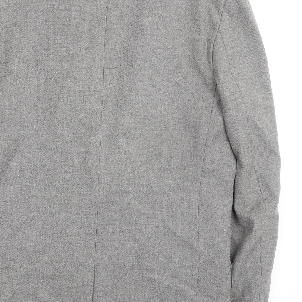 Mens UK Size 38 Essentials Regular Grey Suit 2 Piece