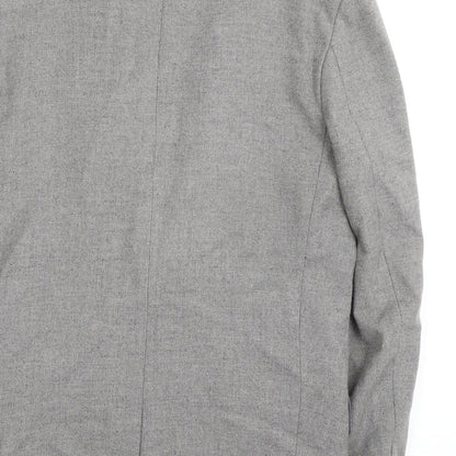 Mens UK Size 38 Essentials Regular Grey Suit 2 Piece