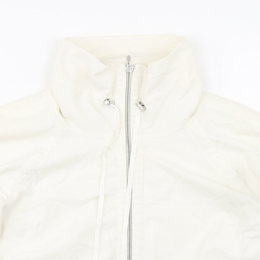 Principles Womens Ivory Jacket Size 10 Zip - Pull cord collar