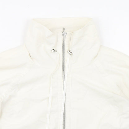 Principles Womens Ivory Jacket Size 10 Zip - Pull cord collar