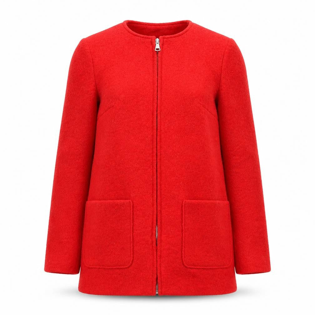 Womens UK Size 10 New Look Red Jacket
