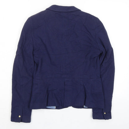 Womens UK Size M Zara Blue Jacket