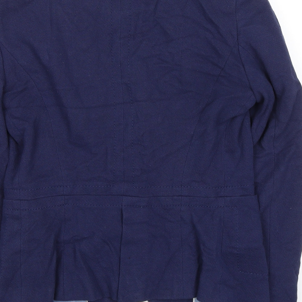 Womens UK Size M Zara Blue Jacket