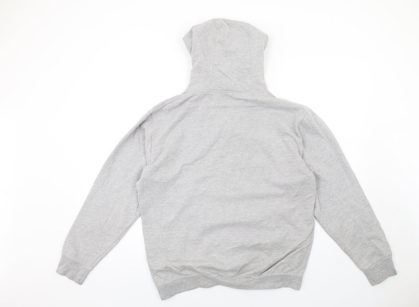 Built Up North Mens Grey Cotton Pullover Hoodie Size M