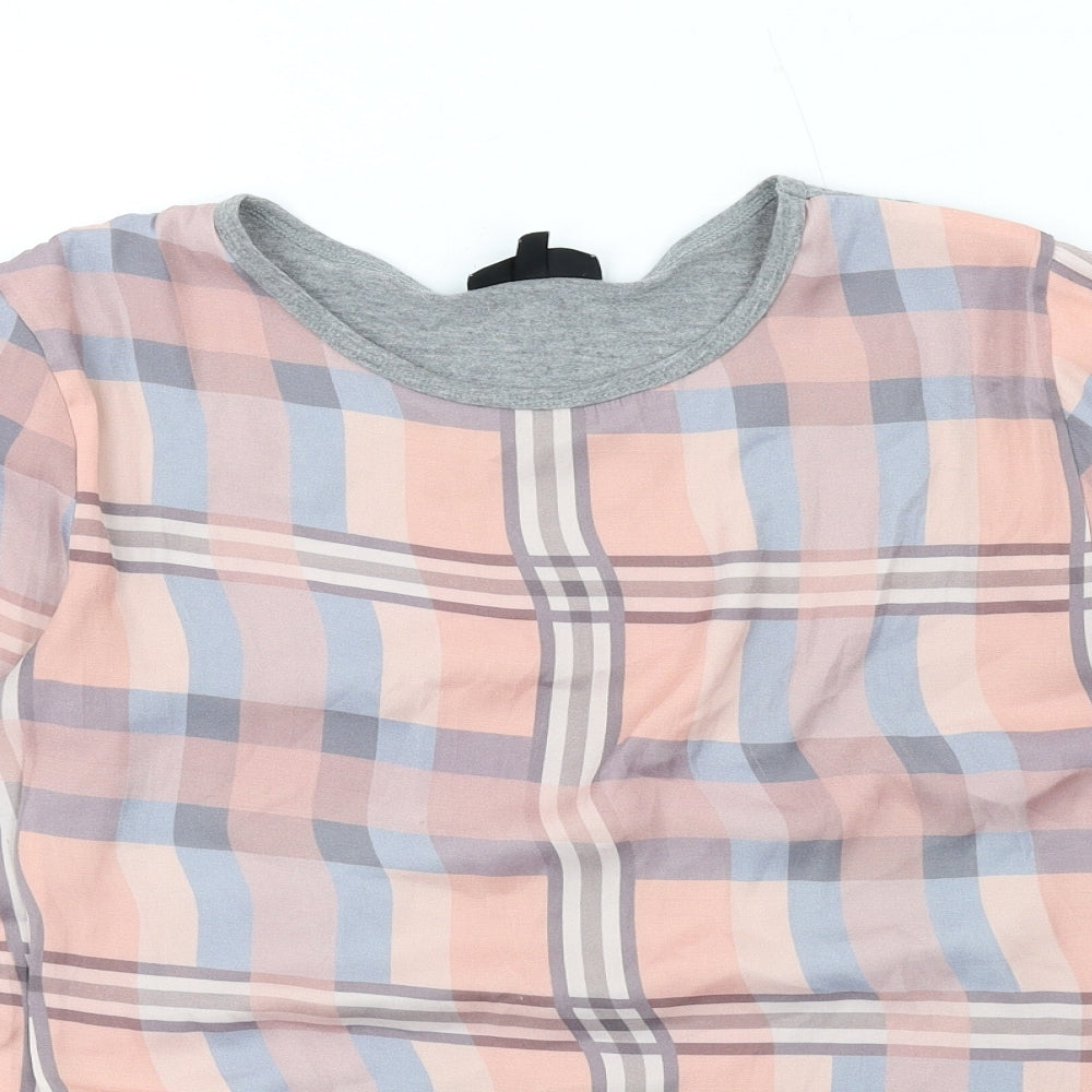 Womens UK Size 6 Topshop Multicoloured Basic T-Shirt