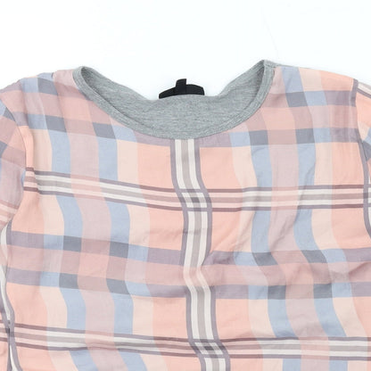 Womens UK Size 6 Topshop Multicoloured Basic T-Shirt