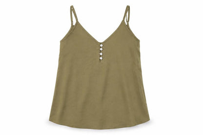 Womens UK Size 8 River Island Green Camisole Tank