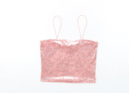 Womens UK Size XS H&M Pink Camisole Tank