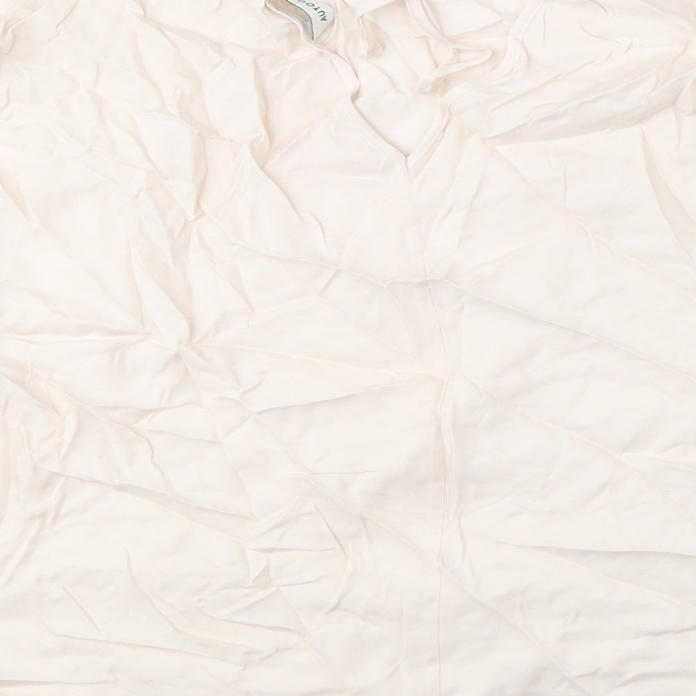 Autograph Womens Pink Cupro Basic Blouse Size 20 Round Neck