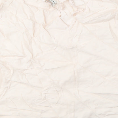 Autograph Womens Pink Cupro Basic Blouse Size 20 Round Neck