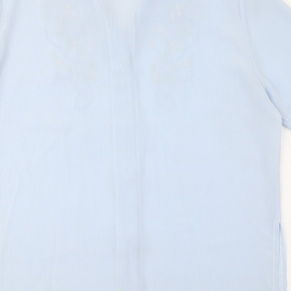 Womens UK Size 16 Saloos Blue Basic Button-Up