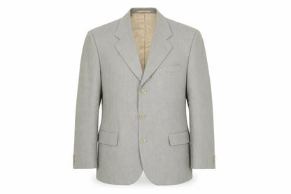 VARTEKS Mens Grey Polyester Jacket Suit Jacket Size 40 Regular