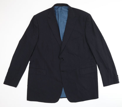 Mens UK Size 48 Marks and Spencer Regular Blue Suit Jacket