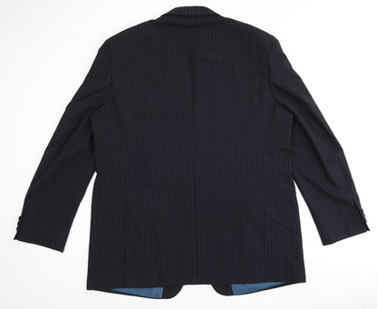 Mens UK Size 48 Marks and Spencer Regular Blue Suit Jacket