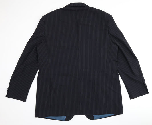 Mens UK Size 48 Marks and Spencer Regular Blue Suit Jacket